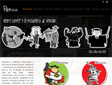 Tablet Screenshot of patriciomonero.com